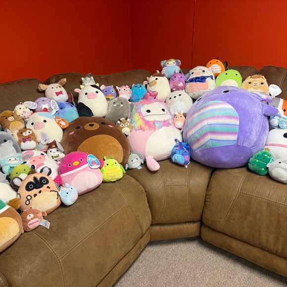 Squishmallows Plush Toy Assortment - Purple Brown White